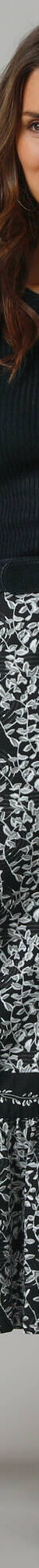 Jupe longue volume jupon, maille jersey (noir / écru) Jupe longue volume jupon, maille jersey (noir / écru)
